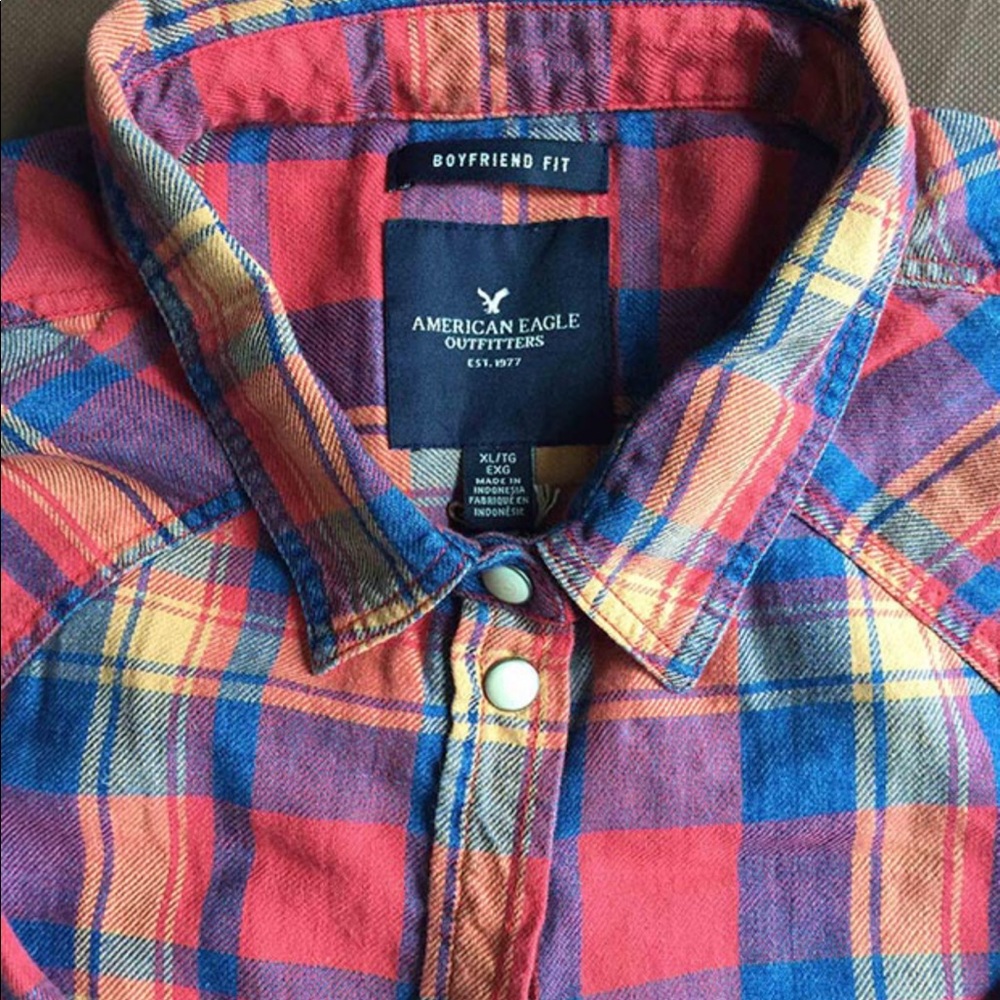American Eagle Boyfriend Fit Flannel